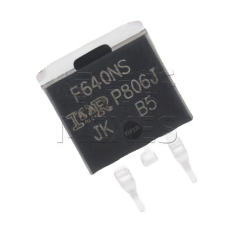 IRF640NSTRLPBF TO-263 MOSFET canal N 220V/18A composants électroniques, 5 unités, assemblage et livraison.