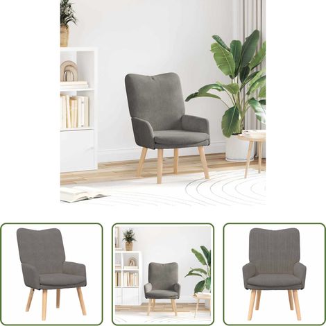 vidaXL sillón Gris Claro 63 x 67 x 94 cm tela (1/5)
