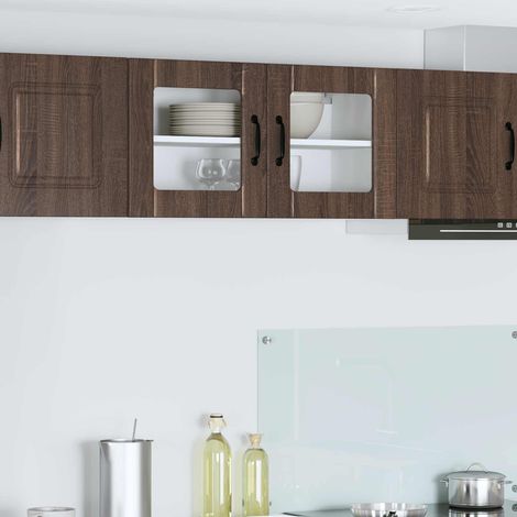 Küchenschrank Lucca Brauneiche 80 x 31 x 40 cm Holzwerkstoff