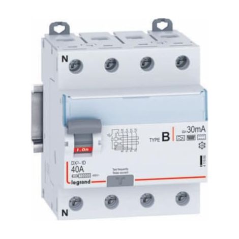 Legrand 411966 DX3 Interruptor diferencial 40A 4 polos blanco