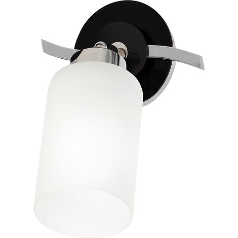 Applique murale chromée verre Tokio E27 15W Luminex