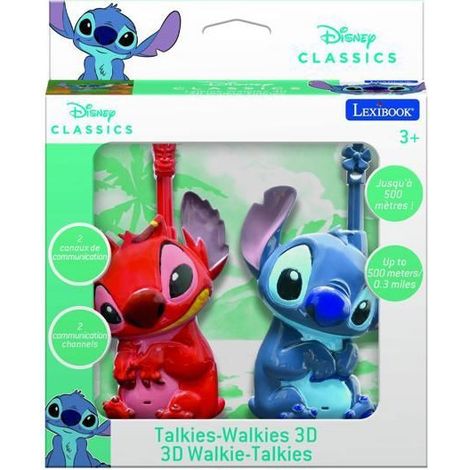 Walkie-talkie - LEXIBOOK - Stitch 3D - Portata 500 m - 2 canali - Design 3D (1/2)