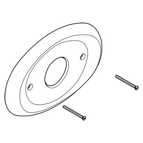 Rosace Grohe bronze