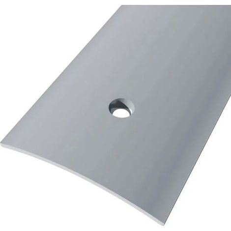 Barre de seuil en inox percée 30mm – Longueur 0,83m – Installation propre avec film adhésif – Trous de fixation 5mm - 30mmX0