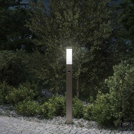 vidaXL Bollard Light with Sensor 80 cm Stainless Steel IP44 (1/5)