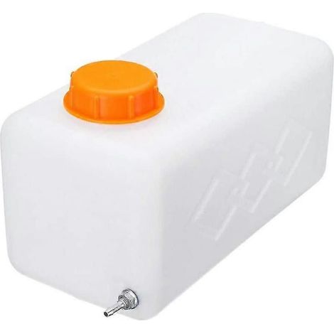 Bidon pour voiture en plastique étanche – Grande capacité 20L – Tuyau en caoutchouc pour raccordement facile – Compatible véhicules et camions