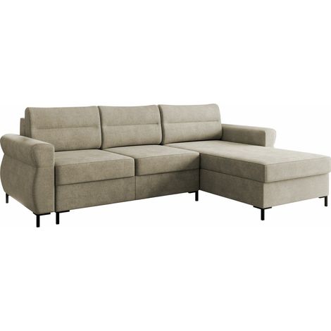 Sofá rinconero Stonecrest 103, Sierra 744, Función de descanso, Almacenaje, 258x170x92cm, 0