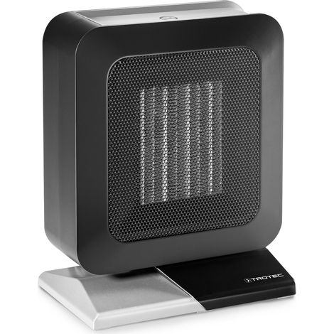 TROTEC Termoventilatore in ceramica TFC 13 E riscaldatore elettrico riscaldatore 2 livelli di calore 700 W/1400 W, dimensioni stanza da 20 m² a 50 m³, calore rapido e confortevole, protezione dal (1/6)
