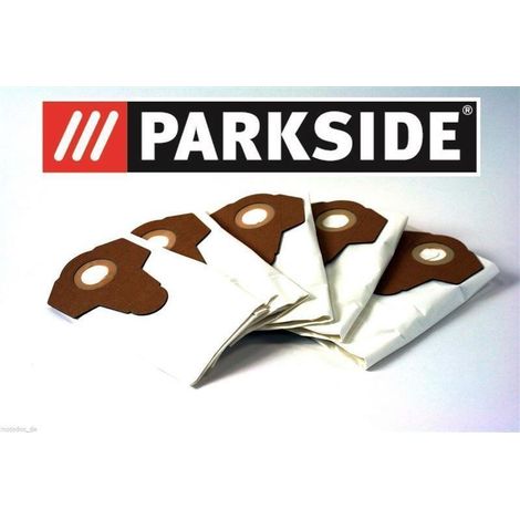 Sac pour aspirateur 20L – Lot de 5 sacs filtre à poussière fine non-tissé – Compatible avec aspirateur PNTS 1500 B3 (1/2)