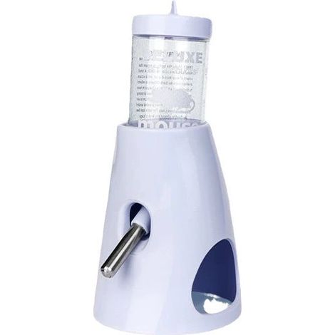 Bouteille d'eau pour hamster, fontaine à eau domestique adaptée aux hamsters, cobayes et lapins distributeur vertical de nourriture pour hamsters bouteille en PP de qualité. (1/2)