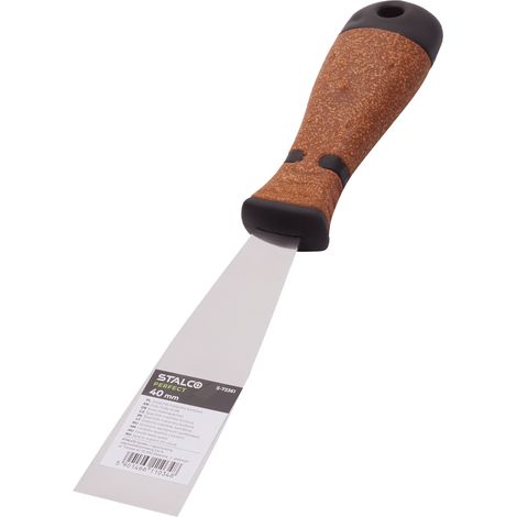 STALCO Farbspachtel 40 mm, Korkgriff, PERFEKT (1/3)