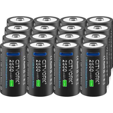 Batería de iones de litio, capacidad de 2550 mWh, compatible con varios modelos, paquete de 16 unidades. (1/2)
