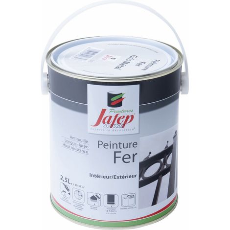 Peinture fer antirouille gris métal Jafep 2.5 L (1/3)