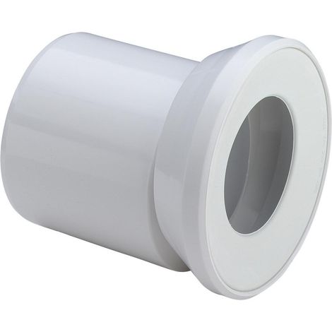 Viega WC Anschlussstutzen 3815.1 in 155mm Kunststoff weiss (1/5)