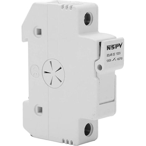 Disjoncteur CC unipolaire 32 A, boîte à fusibles photovoltaïque, support de rail de guidage pour coupleur, 1000 V, 6 W