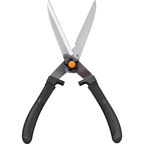 Fiskars Heckenschere HS10 Mattschwarz mit rutschhemmenden SoftGrip-Griffen