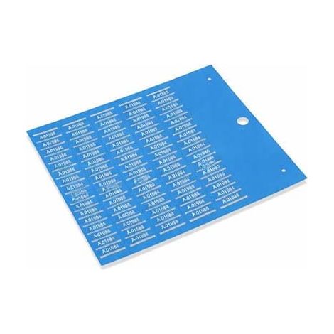 Repères de câbles à Carte MG-TPMF 4x30mm bleu