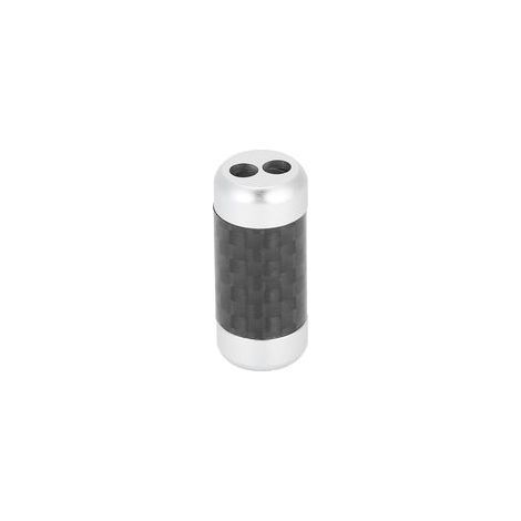Répartiteur audio double trou 3 mm en fibre de carbone pour casque, connecteur de câble audio (1/5)