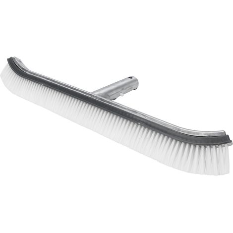 Brosse de nettoyage de piscine en aluminium de 45 cm (18 pouces) - Accessoires de nettoyage de piscine - Gris (1/5)