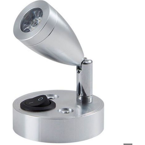 Lampe De Lecture - Led 12 V - Angle Réglable 180° - Lumière Chaude 3200 K - Pour Camping-Car Van Bateau - 1 Pièce