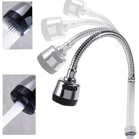 Flexibler Auslauf für eine 3/4-Zoll-Küchenarmatur mit Doppelfunktion, verchromt (1/5)