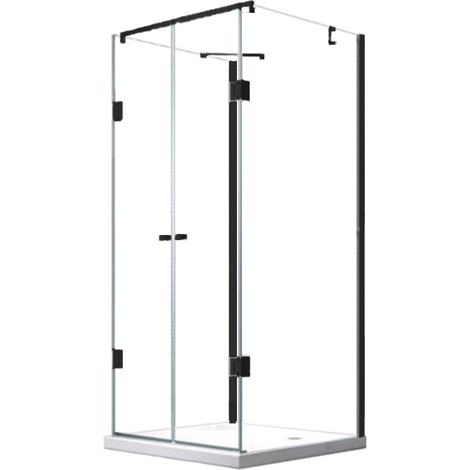 Glaswerk Westfalen- Emma 80x80x80cm U Duschkabine+DT- SW