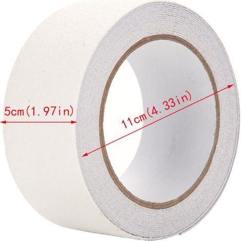 m x 5 cm transparentes, rutschfestes PVC-Klebeband für Treppen und Böden – Sicherheit und Dekoration