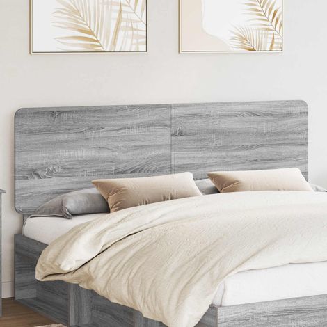 Tête de lit-Panneau de lit Gris Sonoma 180 cm Bois d'ingénierie 780264 (1/5)