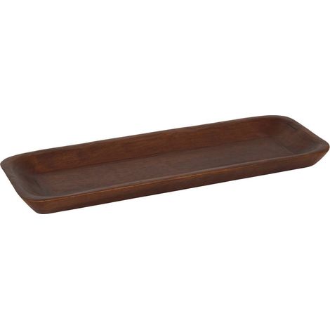 Rechteckiges Nyero-Tablett, 20 x 56 cm, braun - Atmosphera créateur d'intérieur (1/2)