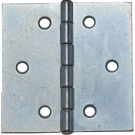 CERNIERA QUADRA IN ACCIAIO ZINCATO mm 30 x 30 - pz. 4