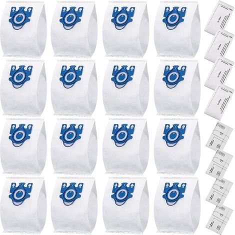 FOREHILL Lot de 24 aspirateur pour Miele Gn 3D Classic C1 Complete C2 C3, S227, S400i, S600, S800 Airclean 3d efficacité sacs à poussière remplacer Miele Gn aspirateur sac à poussière partie (1/5)