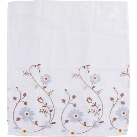 Rideau Court Élégant 74x90 Cm en Polyester et Coton Cuisine, Décoration Intérieure, Protection Le Soleil, Design Moderne et Simple (1/5)