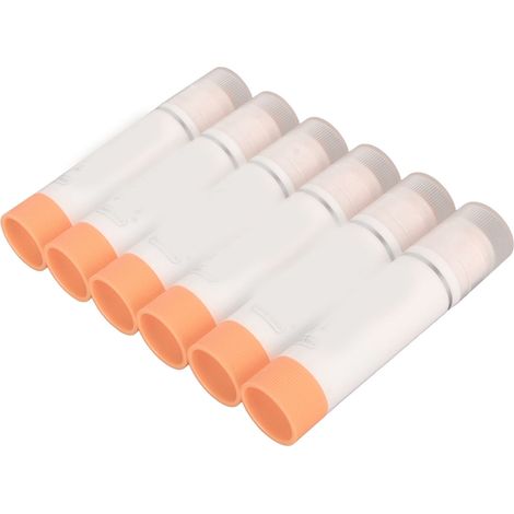 6 Bâtons de Peinture Séchage Rapide Lavables Couleurs Vives Pures Faciles à Utiliser Stylos de Coloriage Dessin Doodle Rose Jaunâtre (1/5)