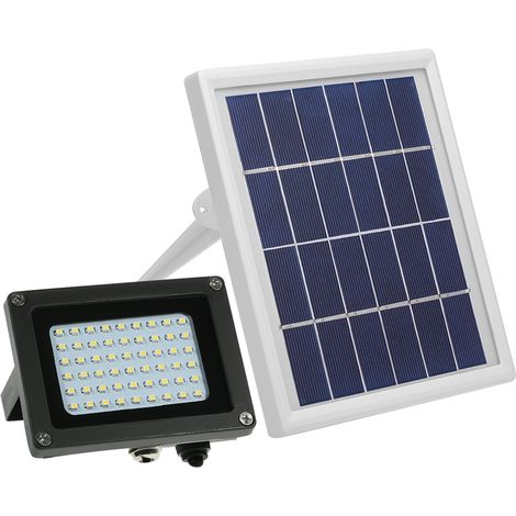 Projecteur solaire à 54 LED, étanche IP65, éclairage extérieur avec support pour la maison, le jardin et la pelouse. (1/5)