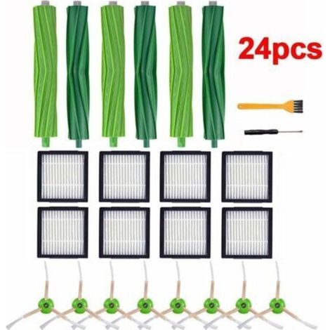 Pour iRobot I Series iRobot i7 E5 E6 Series Accessoires pour robots aspirateurs, ensemble de 24 pièces (1/5)