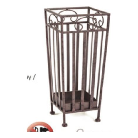 Porte-parapluie design vintage rouille Franny