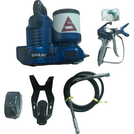 Máquina pulverizadora sin aire, ligera, velocidad ajustable, montaje sin batería. (1/2)
