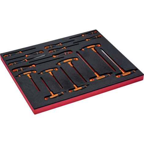 Bahco Fit&Go 3/3 Schaumstoffeinlage Satz Schraubendreher - 17-tlg.