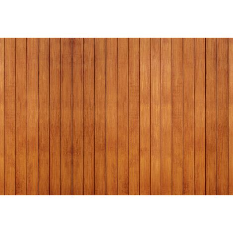 Papier peint panoramique bois effet parquet | Tapisserie panoramique chambre et salle à manger tendance | Papier peint panoramique brun aspect moderne - 384 X 260 cm (8 pièces) (1/2)