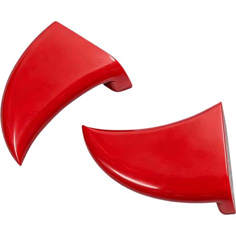 Adorno dentado para el parachoques delantero del coche, 1 par, - Rojo (1/2)