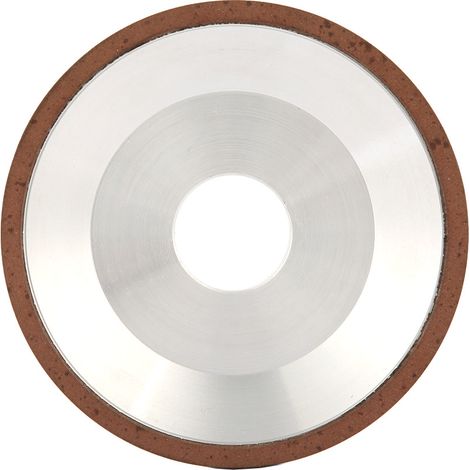Ortviai Meule à rainurer diamantée en résine forme bol 125 mm grain 180 pour acier trempé et métaux durs (1/5)