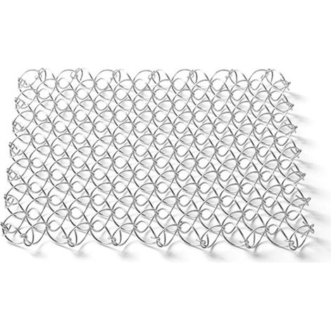 Tapis isolant pour pique-nique, dessous de verre, tapis de table anti-brûlure, tapis de camping en acier inoxydable, dessous de verre en maille à ressort,Argent,DUBUNS (1/5)