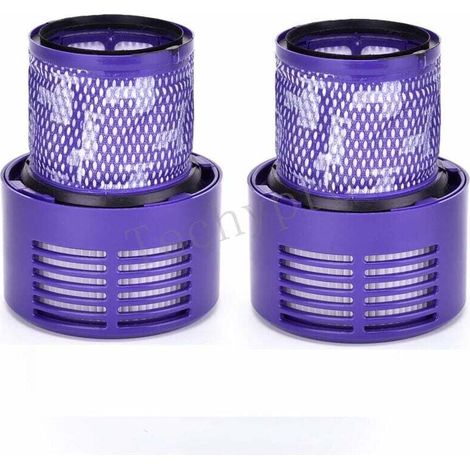 Cleaning AccessoryPack Of 2 Spare V10 Filter Parts For Dyson Cyclone V10 Animal/Absolute/Motorhead/Total Clean, With Part Number 969082 01