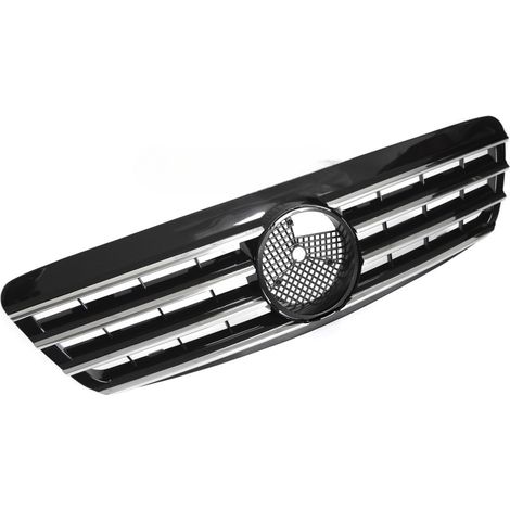 Grille calandre Mercedes Classe S W220 de 1998 a 2002 Chrome Noir-42707667 (1/4)