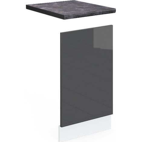 Façade R-Line, Anthracite Haute brillance, 45 cm , PT Anthracite, Vicco