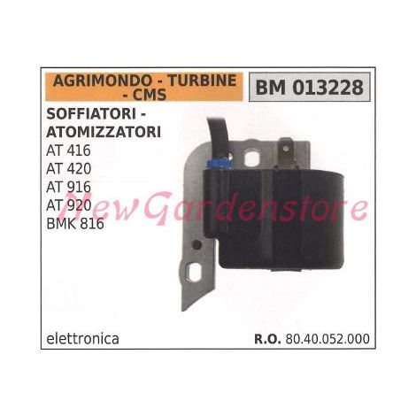 Bobina accensione AGRIMONDO per motori AT416 AT420 AT916 AT920 BMK816 013228