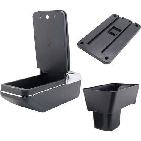 Boîte de rangement en cuir PU pour accoudoir central de voiture Suzuki Swift 2005-2019 - Accessoires intérieurs (1/5)