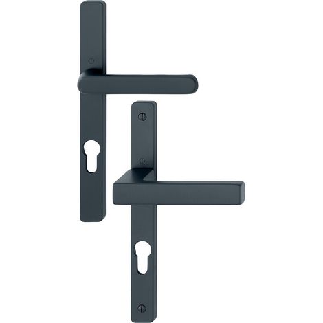 Ensemble TOULON Noir Plaques étroites C7 ou 8mm-Carré de 7