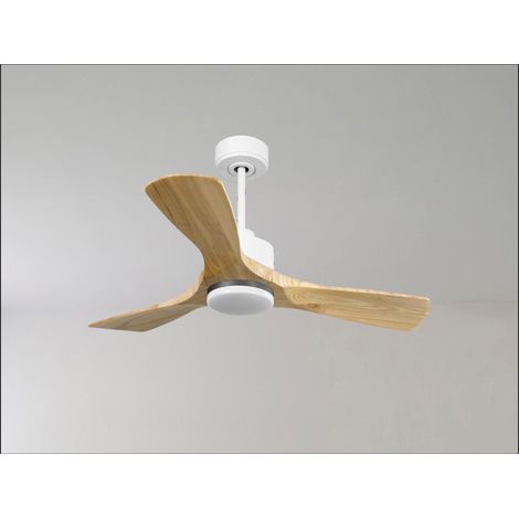 Modulo de KlassFan - Ventilateur de plafond avec lumière blanc bois rouge idéal 40 m² KLDC4P6RW166L1Wi (1/5)