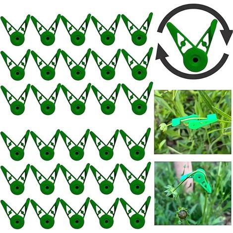 Pack de 70 Clips de Flexion pour Plantes Réglables À 360°, Cintreuse de Plantes, Clips D'entraînement de Tige de Plante